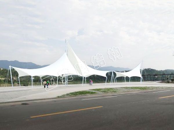 膜結構廣場建筑-ym013