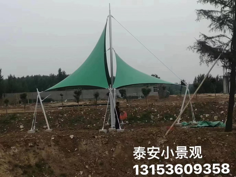 泰安工地和唐山工地景觀(guān)棚陸續(xù)完工